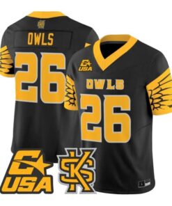 Owls Jersey #26 Kennesaw State Owls 2026 Vapor Limited All Stitched by My Store NCAA Football Jerseys