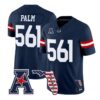 Palm Jersey #561 Florida Atlantic Owls 2026 Florida Patch Vapor Stitched
