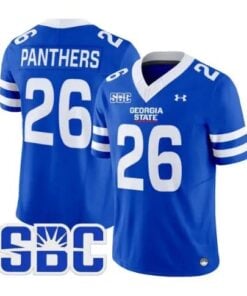 Panthers Jersey #26 Georgia State Panthers 2026 Limited Stitched by My Store NCAA Football Jerseys