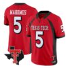 Patrick Mahomes Jersey #5 Texas Tech Red Raiders 2026 Texas Patch Stitched