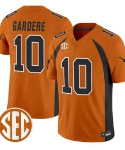 Peter Gardere Jersey #10 Texas Longhorns 1990 Throwback 2026 Vapor All Stitched