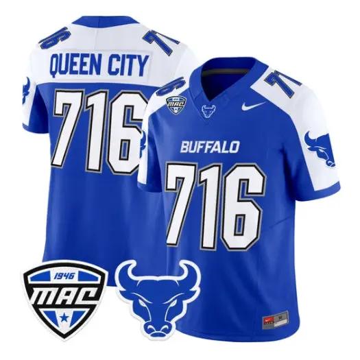 Queen City Jersey #716 Buffalo Bulls 2026 All Stitched by My Store NCAA Football Jerseys