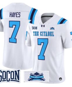 Quentin Hayes Jersey #7 The Citadel Bulldogs 2026 Vapor Limited Stitched