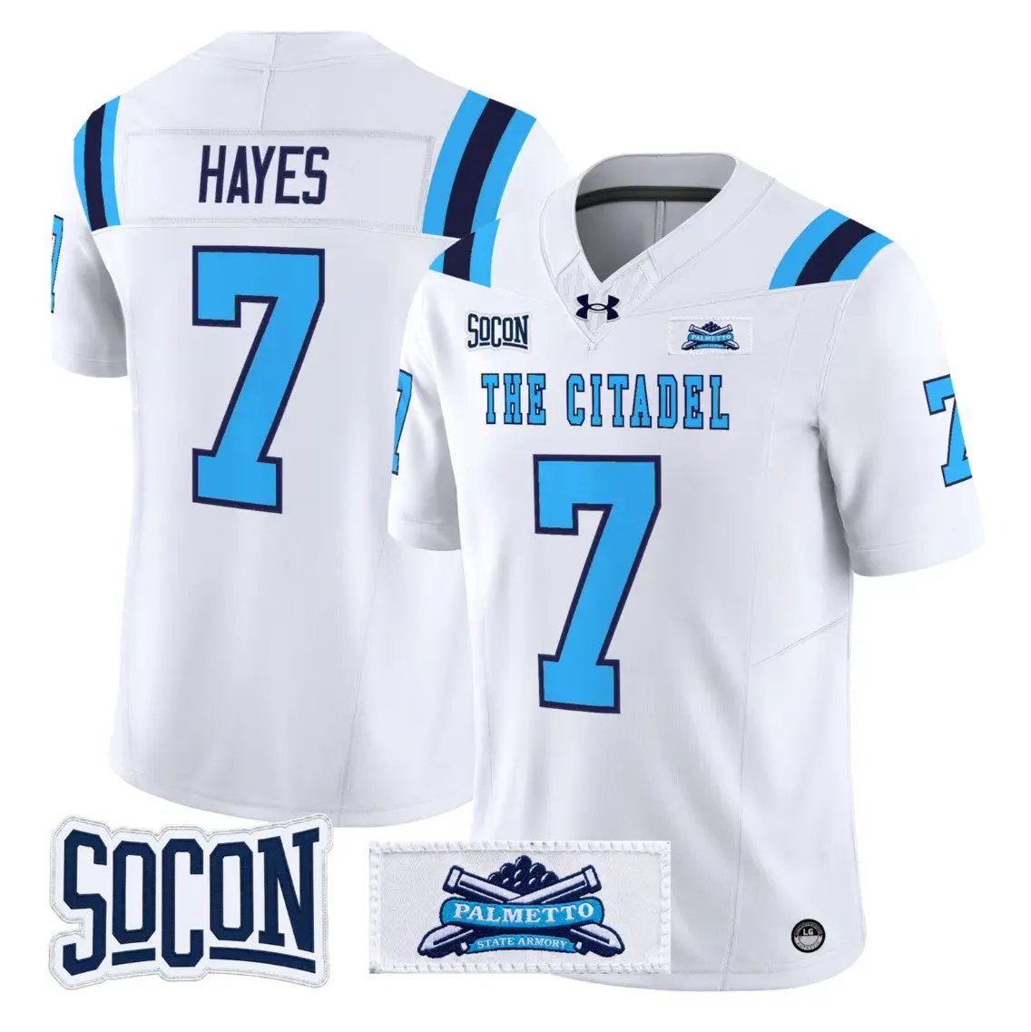 Quentin Hayes Jersey #7 The Citadel Bulldogs 2026 Vapor Limited Stitched - Top Design Fan Quentin Hayes Jersey #7 The Citadel Bulldogs 2026 Vapor Limited Stitched