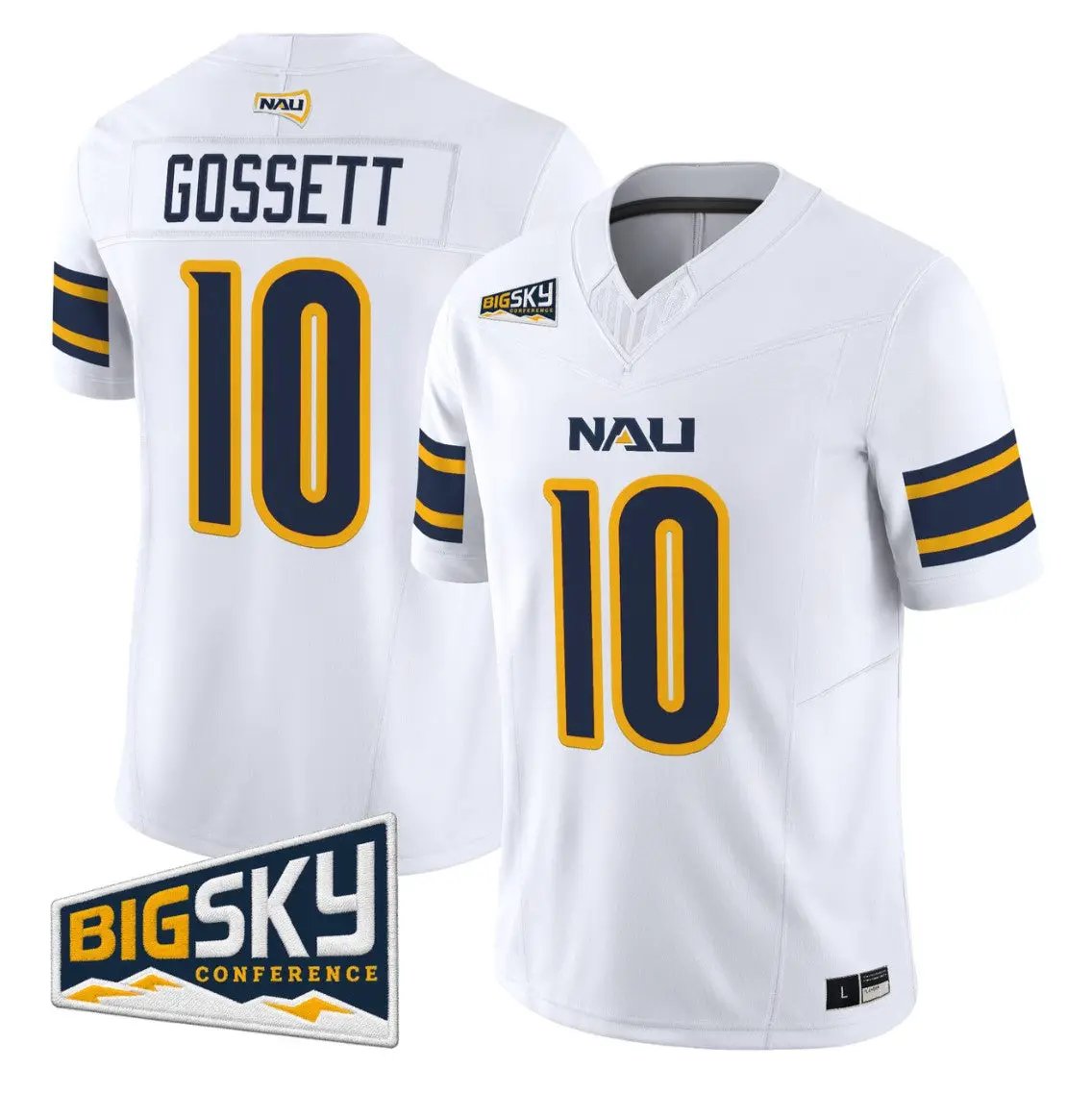 Quran Gossett Jersey #10 Northern Arizona Lumberjacks 2026 Vapor Stitched
