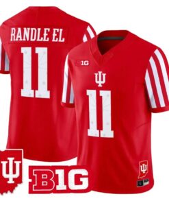 Randle El Jersey #11 Indiana Hoosiers 2026 Indiana State Patch Vapor Stitched