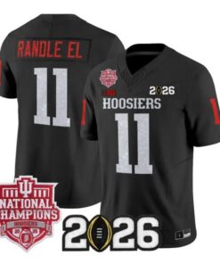 Randle El Jersey #11 Indiana Hoosiers 2026 Glitter Vapor All Stitched by My Store NCAA Football Jerseys