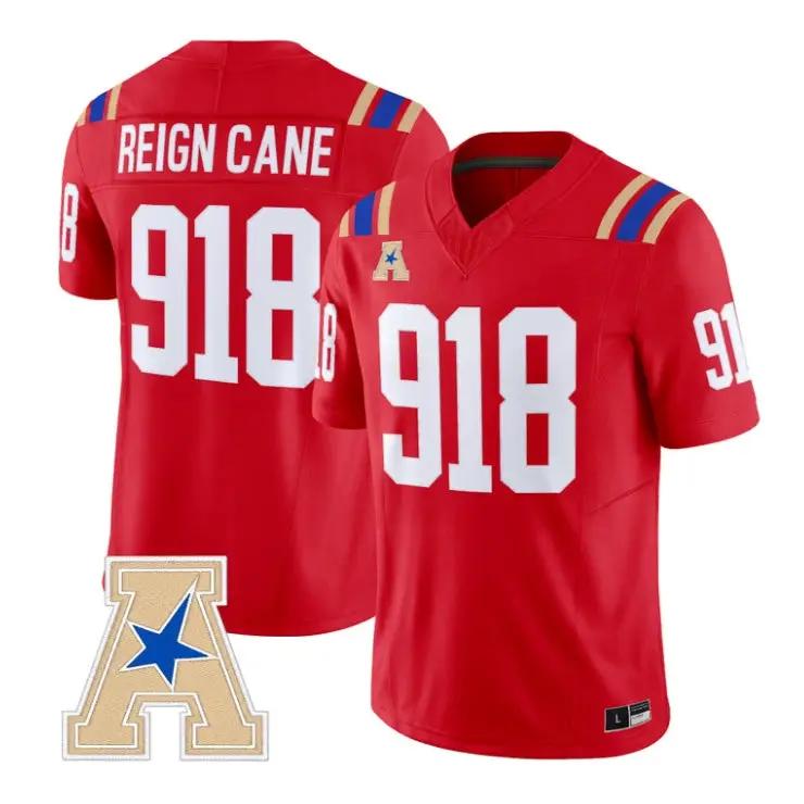 Reign Cane Jersey #918 Tulsa Golden Hurricane 2026 Limited Stitched by My Store NCAA Football Jerseys
