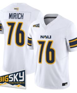 rex-mirich-jersey-76-northern-arizona-lumberjacks-2026-vapor-stitched-02 - Top Design Fan Rex Mirich Jersey #76 Northern Arizona Lumberjacks 2026 Vapor Stitched
