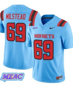 Rod Milstead Jersey #69 Delaware State Hornets 2026 Limited Stitched by My Store NCAA Football Jerseys