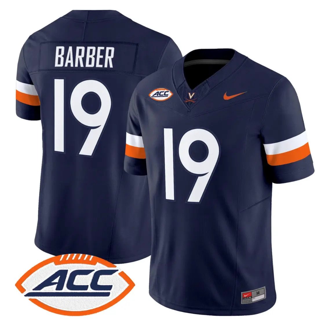 Rondé Barber Jersey #19 Virginia Cavaliers 2026 Vapor Limited Stitched - Top Design Fan Rondé Barber Jersey #19 Virginia Cavaliers 2026 Vapor Limited Stitched