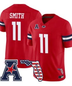 Rusty Smith Jersey #11 Florida Atlantic Owls 2026 Florida Patch Stitched