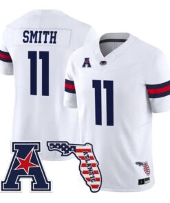Rusty Smith Jersey #11 Florida Atlantic Owls 2026 Florida Patch Stitched