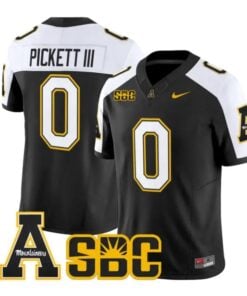 Sam Pickett III Jersey #0 App State Mountaineers 2026 Vapor Stitched by My Store NCAA Football Jerseys