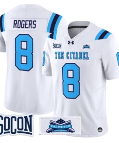 Savionne Rogers Jersey #8 The Citadel Bulldogs 2026 Vapor Limited Stitched