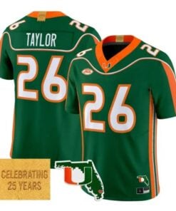 Sean Taylor Jersey #26 Miami Hurricanes 2001 Throwback 2026 All Stitched by My Store NCAA Football Jerseys