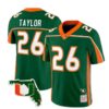Sean Taylor Jersey #26 Miami Hurricanes Throwback Florida Patch Stitched - Top Design Fan Sean Taylor Jersey #26 Miami Hurricanes Throwback Florida Patch Stitched