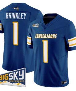 shoes-brinkley-jersey-1-northern-arizona-lumberjacks-2026-vapor-stitched-01 - Top Design Fan Shoes Brinkley Jersey #1 Northern Arizona Lumberjacks 2026 Vapor Stitched