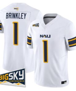 shoes-brinkley-jersey-1-northern-arizona-lumberjacks-2026-vapor-stitched-02 - Top Design Fan Shoes Brinkley Jersey #1 Northern Arizona Lumberjacks 2026 Vapor Stitched