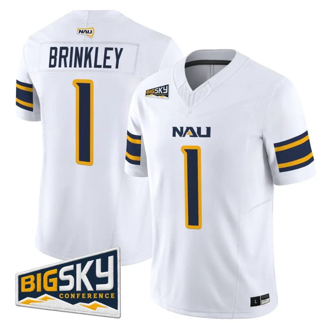 shoes-brinkley-jersey-1-northern-arizona-lumberjacks-2026-vapor-stitched-02 - Top Design Fan Shoes Brinkley Jersey #1 Northern Arizona Lumberjacks 2026 Vapor Stitched