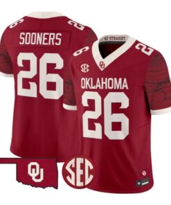 sooners-jesey-26-oklahoma-sooners-2026-rough-rider-vapor-all-stitched-01 - Top Design Fan Sooners Jesey #26 Oklahoma Sooners 2026 Rough Rider Vapor All Stitched