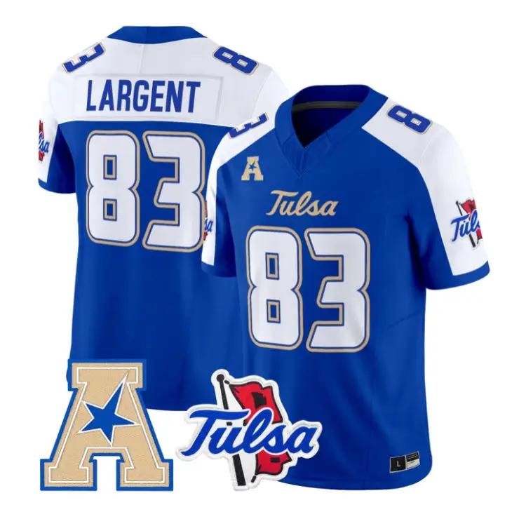 Steve Largent Jersey #83 Tulsa Golden Hurricane 2026 Vapor Stitched by My Store NCAA Football Jerseys