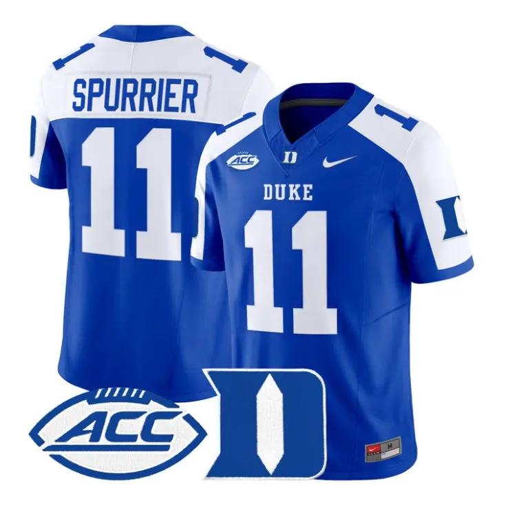 Steve Spurrier Jersey #11 Duke Blue Devils 2026 Limited All Stitched by My Store NCAA Football Jerseys