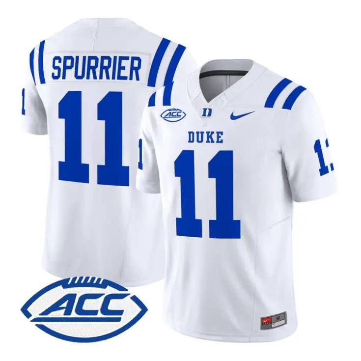 Steve Spurrier Jersey #11 Duke Blue Devils 2026 Limited All Stitched by My Store NCAA Football Jerseys