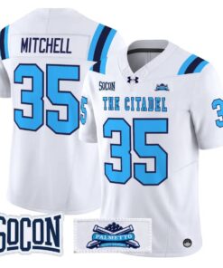 Stump Mitchell Jersey #35 The Citadel Bulldogs 2026 Vapor Limited Stitched