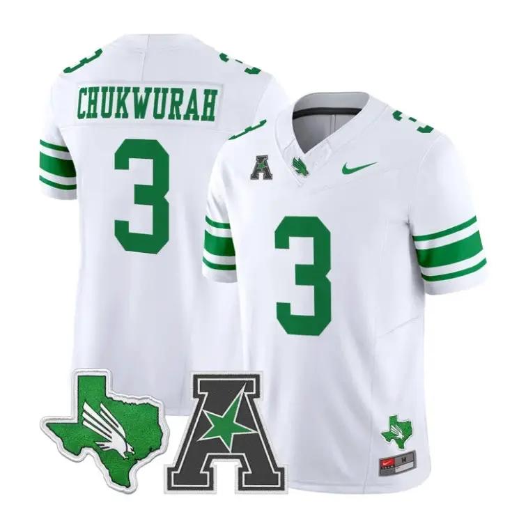 tj-chukwurah-jersey-3-north-texas-mean-green-2026-limited-stitched-02 - Top Design Fan TJ Chukwurah Jersey #3 North Texas Mean Green 2026 Limited Stitched