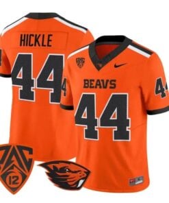 Takari Hickle Jersey #44 Oregon State Beavers 2026 Limited Stitched by My Store NCAA Football Jerseys