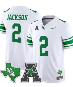 Tayven Jackson Jersey #2 North Texas Mean Green 2026 Vapor Stitched by My Store NCAA Football Jerseys