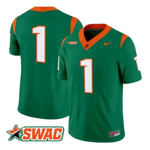 Team Jersey #1 Florida A&M Rattlers 2026 Vapor Limited All Stitched by My Store NCAA Football Jerseys