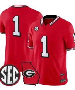 Team Jersey #1 Georgia Bulldogs 1995 Throwback 2026 Vapor Limited All Stitched