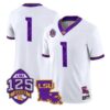 Team Jersey #1 LSU Tigers 2026 Silent Season of 1918 Louisiana Patch Stitched - Top Design Fan Team Jersey #1 LSU Tigers 2026 Silent Season of 1918 Louisiana Patch Stitched