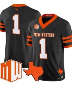Team Jersey #1 UTEP Miners 2026 Going Dark in the Sun City Vapor Limited Stitched