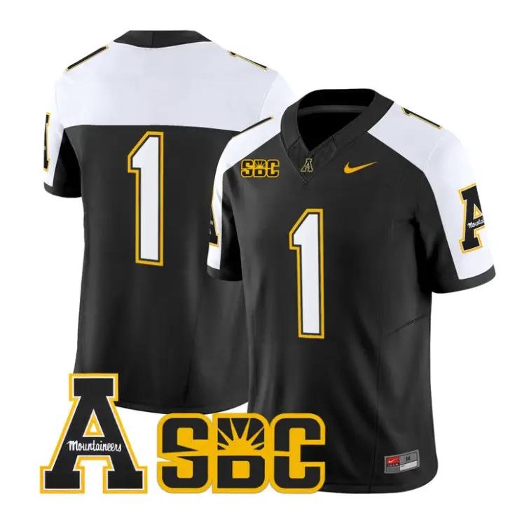 Team Jersey #1 App State Mountaineers 2026 Vapor Limited Stitched by My Store NCAA Football Jerseys