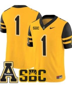 Team Jersey #1 App State Mountaineers 2026 Vapor Limited Stitched by My Store NCAA Football Jerseys