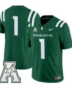 Team Jersey #1 Charlotte 49ers 2026 Vapor Limited All Stitched by My Store NCAA Football Jerseys