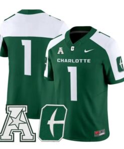 Team Jersey #1 Charlotte 49ers 2026 Vapor Limited All Stitched by My Store NCAA Football Jerseys