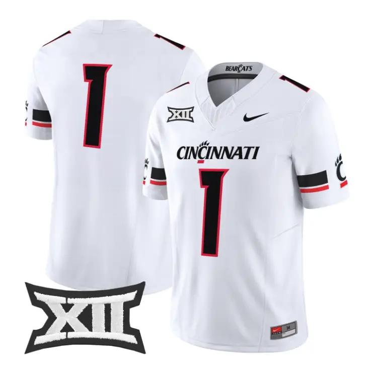 Team Jersey #1 Cincinnati Bearcats 2026 Football Vapor Limited Stitched