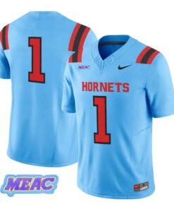 Team Jersey #1 Delaware State Hornets 2026 Vapor Limited All Stitched by My Store NCAA Football Jerseys