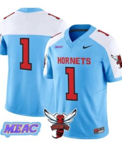 Team Jersey #1 Delaware State Hornets 2026 Vapor Limited All Stitched by My Store NCAA Football Jerseys