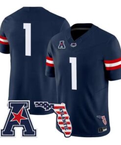 Team Jersey #1 Florida Atlantic Owls 2026 Florida Patch Vapor All Stitched