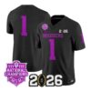 Team Jersey #1 Indiana Hoosiers 2026 Glitter Vapor Limited Stitched - Top Design Fan Team Jersey #1 Indiana Hoosiers 2026 Glitter Vapor Limited Stitched