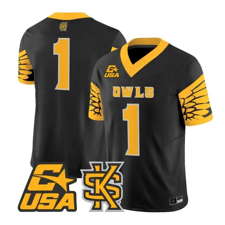 team-jersey-1-kennesaw-state-owls-2026-vapor-limited-all-stitched-01 - Top Design Fan Team Jersey #1 Kennesaw State Owls 2026 Vapor Limited All Stitched