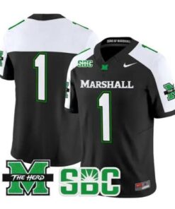 Team Jersey #1 Marshall Thundering Herd 2026 All Stitched
