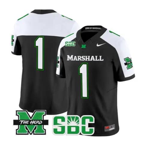 Team Jersey #1 Marshall Thundering Herd 2026 All Stitched - Top Design Fan Team Jersey #1 Marshall Thundering Herd 2026 All Stitched