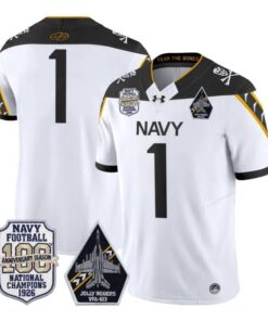 team-jersey-1-navy-midshipmen-100th-anniversary-patch-vapor-stitched-04 - Top Design Fan Team Jersey #1 Navy Midshipmen 100th Anniversary Patch Vapor Stitched