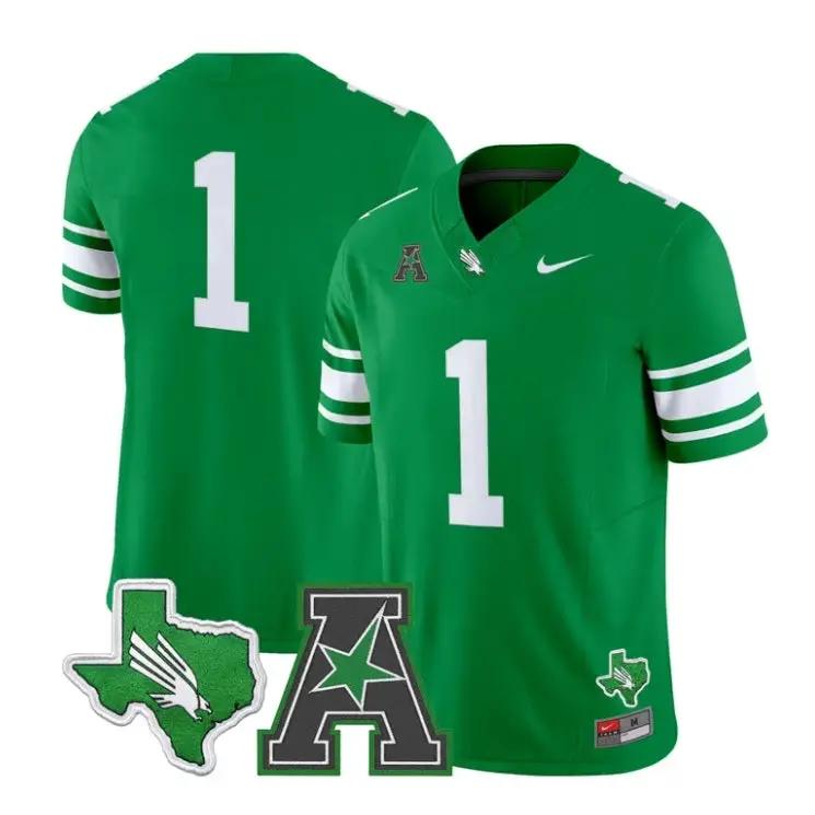 team-jersey-1-north-texas-mean-green-2026-vapor-limited-stitched-01 - Top Design Fan Team Jersey #1 North Texas Mean Green 2026 Vapor Limited Stitched